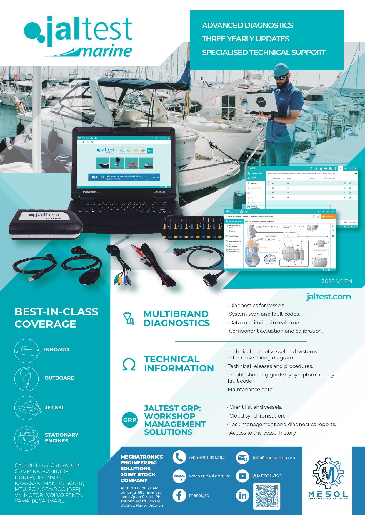 MESOL – Đại lý chính thức của Jaltest Marine tại Việt Nam